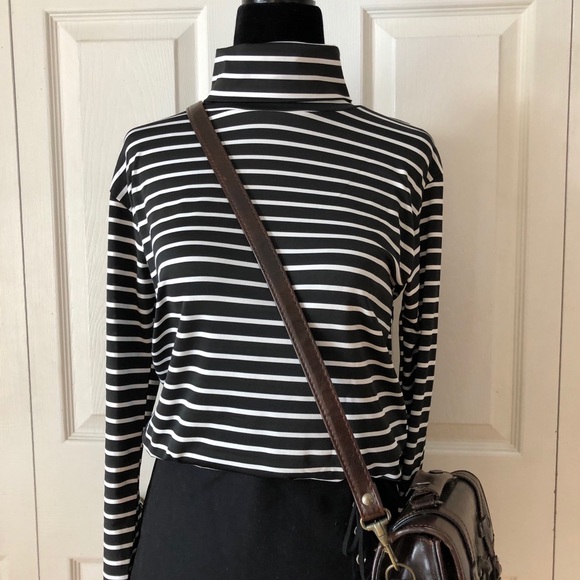 Striped longsleeve Turtleneck - Picture 2 of 4